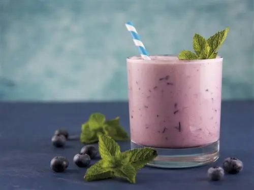 чернично-ореховый смузи