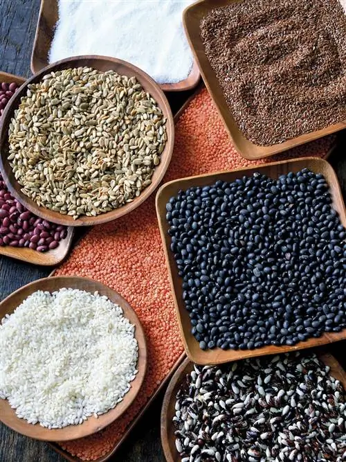 Семена и бобовые