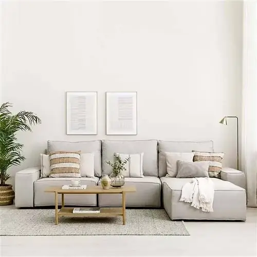 светло-серая гостиная