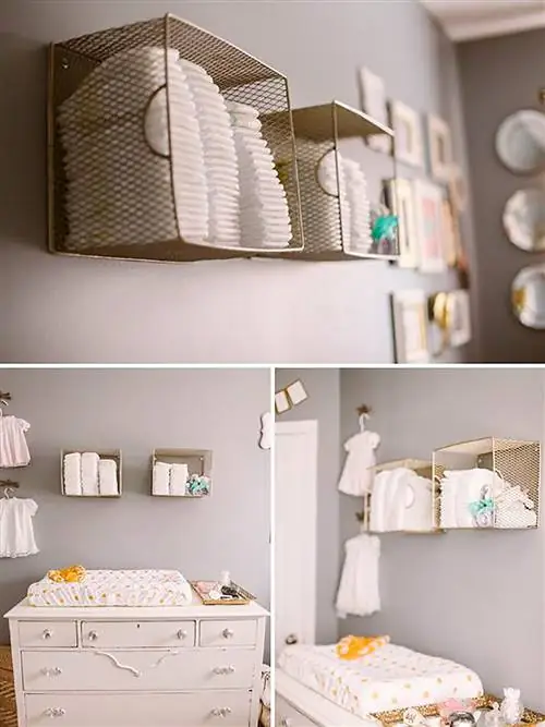 Комната, Дизайн интерьера, Стена, Ящик, Стеллаж, Комод, Дизайн интерьера, Постельное белье, Аксессуары для дома, Серый,