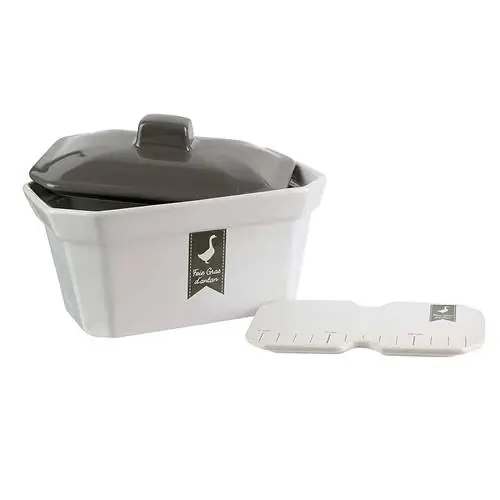 Керамический террин из фуа с прессом. De Saveur & Dégustation