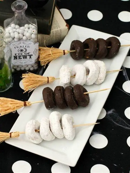 Рецепт шоколадно-сахарного пончика на Хэллоуин