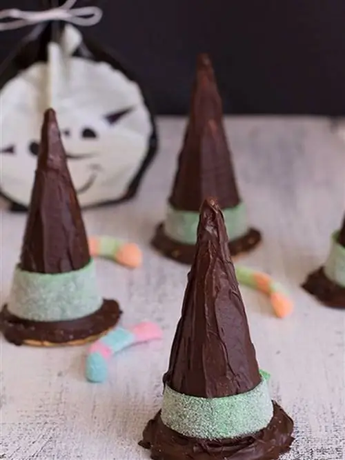 рецепт шоколадной шляпы ведьмы на хэллоуин
