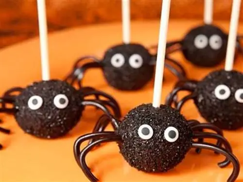 Хэллоуин рецепт шоколадных трюфелей в виде пауков