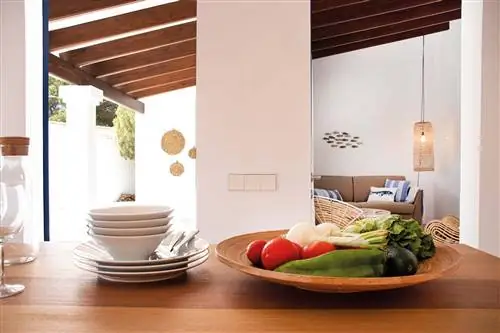 кухня открыта для гостиной
