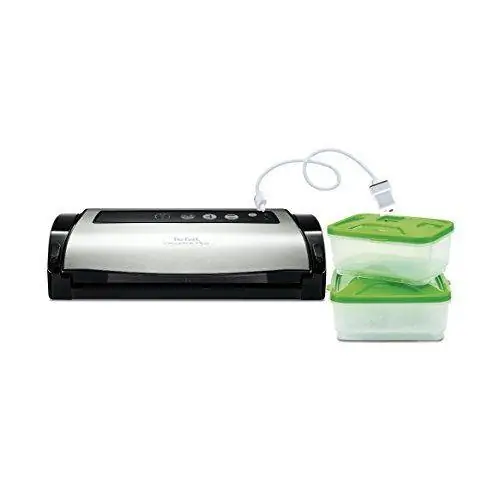 Tefal Vacupack Plus Black, Silver Вакуумный упаковщик - Вакуумный упаковщик (черный, серебристый, сенсорный, 421 мм, 204 мм, 175 мм, 3 кг) Tefal Vacupack Plus Black, Silver Вакуумный упаковщик - Вакуумный упаковщик (черный, серебристый, сенсорный, 421 мм, 204 мм, 175 мм, 3 кг)