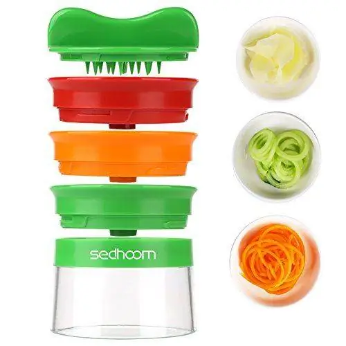 Sedhoom Ручная овощерезка Spiralizer Sedhoom Ручная овощерезка Spiralizer