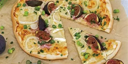 Блюдо дня: Пицца с козьим сыром и инжиром