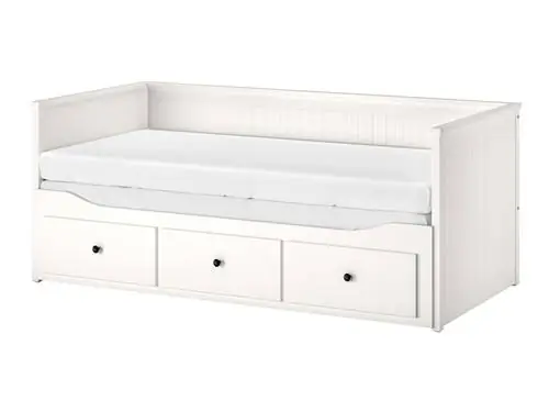 Диван Hemnes из Ikea с 3 ящиками и 2 матрасами Husvika