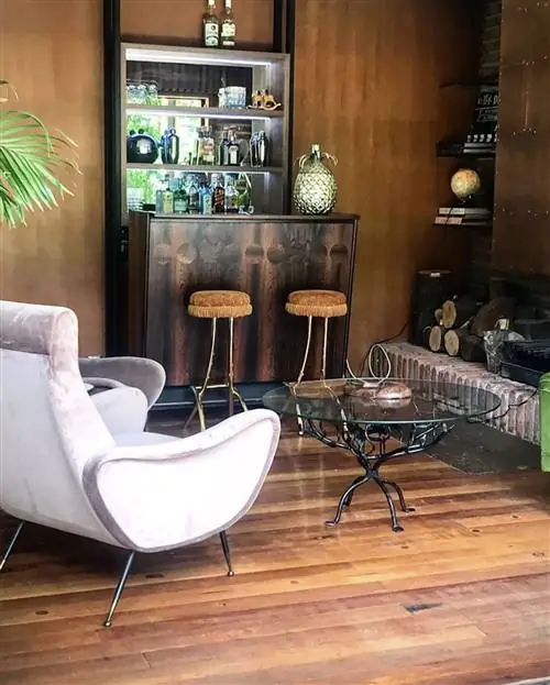 барная зона в доме бибианы фернандес