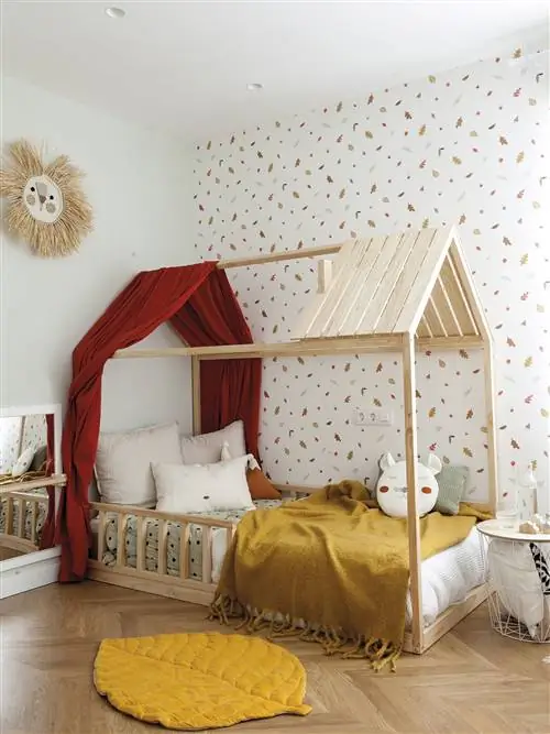 детская спальня после детской кровати