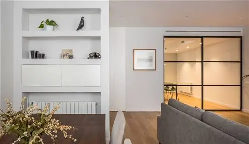 современный дизайн гостиной в нейтральных тонах