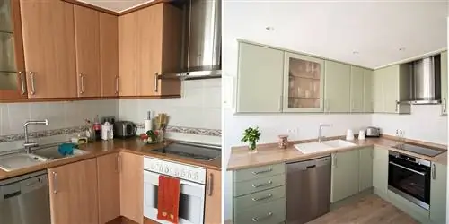 Обновленная кухня без работ: до и после