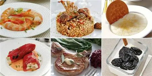 Меню из 6 традиционных блюд испанской кухни