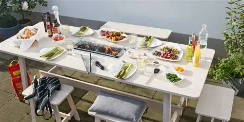 Стол для барбекю своими руками