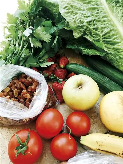 овощи и фрукты