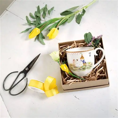 украсить пасхальный стол, чашку кофе от villeroy boch