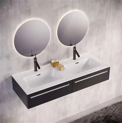 Двойная раковина 121 x 15 x 46 см