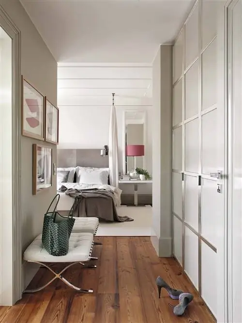 спальня с гардеробной и ванной комнатой