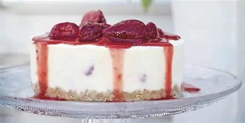 Чизкейк и клубника (карамелизированный)