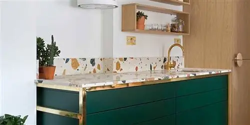 Вы бы украсили свою кухню терраццо?