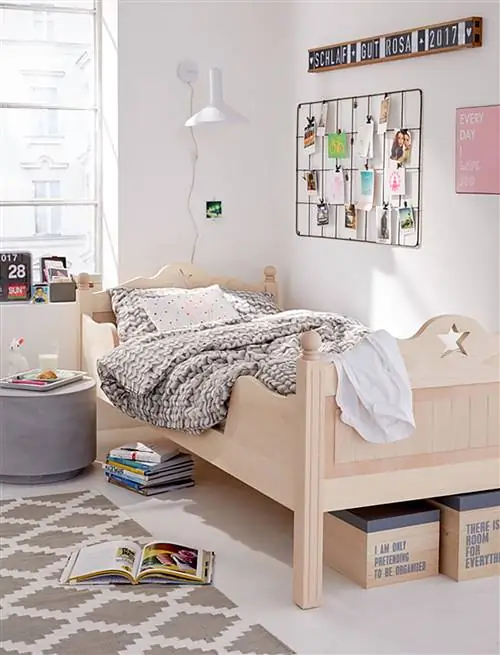 молодежные спальни для творческих подростков деревянная кровать в машине möbel