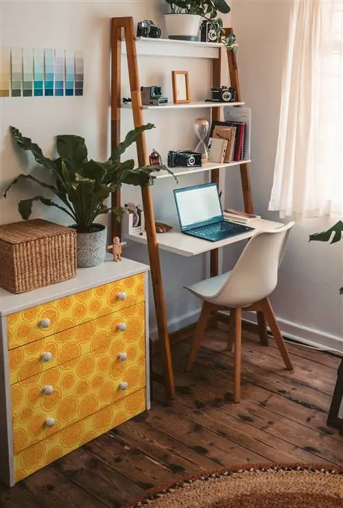 молодежные спальни для творческих подростков винил для мебели цитрусовые с принтом от tenvinilo