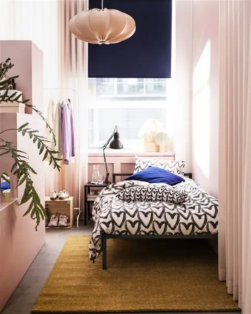 молодежные спальни для творческих подростков икеа одеяло и лампа