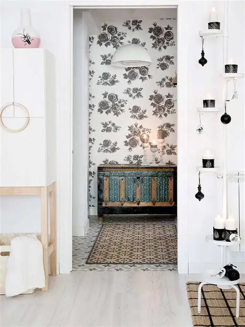 Этаж, Комната, Дизайн интерьера, Пол, Стена, Дизайн интерьера, Светильник, Ящик, Обои, Краснодеревщик,