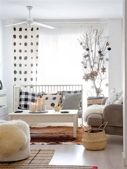 Филиал, Комната, Дизайн интерьера, Дерево, Веточка, Текстиль, Стена, Дом, Белый, Мебель,