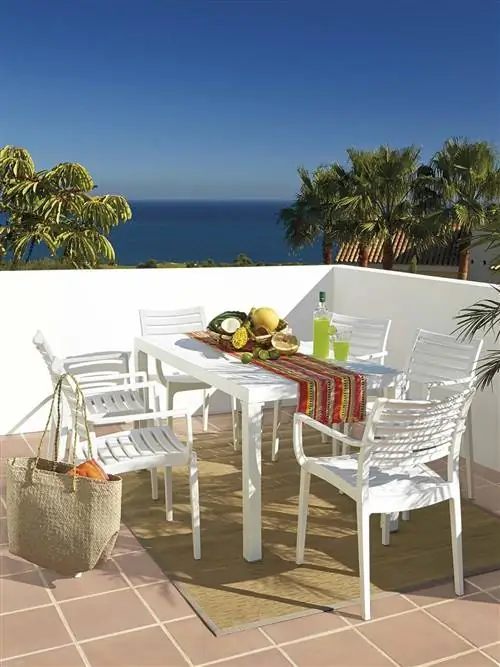 столовая на террасе