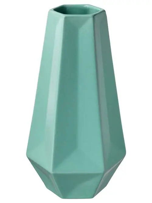 зеленая ваза