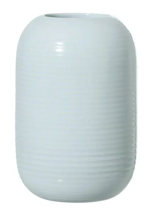 Ваза, фирма Bloomingville, синяя керамика