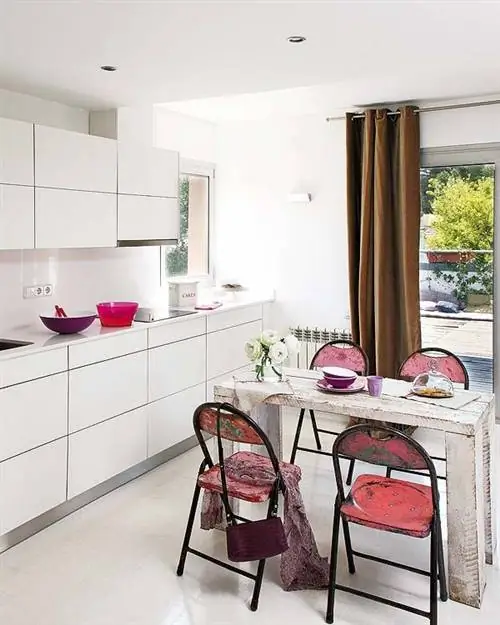 Комната, Дизайн интерьера, Этаж, Потолок, Стол, Пол, Дизайн интерьера, Кухня, Главная, Столовая,