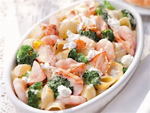 макароны с брокколи