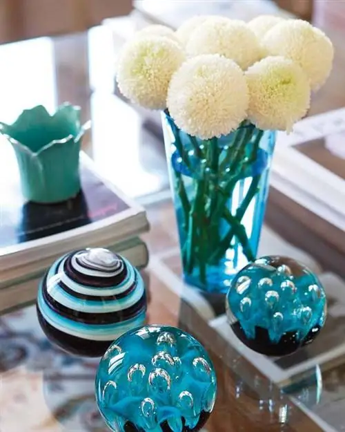 Синий, Зеленый, Бирюзовый, Цветок, Бирюза, Цвет морской волны, Артефакт, Срезанные цветы, Ваза, Аранжировка цветов,