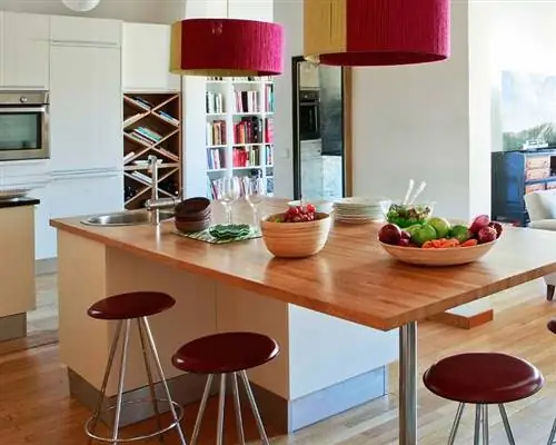 Комната, Дерево, Дизайн интерьера, Мебель, Стол, Дизайн интерьера, Этаж, Светильник, Барный стул, Абажур,