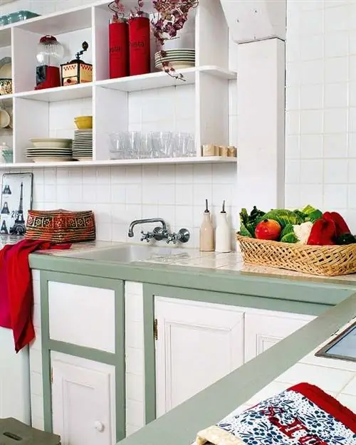 Комната, Красный, Белый, Дизайн интерьера, Столешница, Кухня, Дизайн интерьера, Краснодеревщик, Стеллажи, Дом,