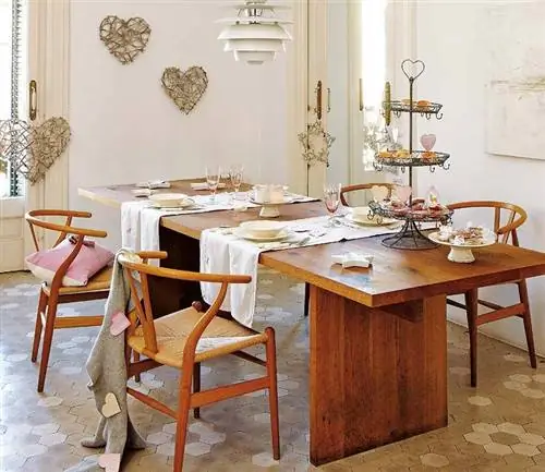 Комната, Дизайн интерьера, Мебель, Стол, Этаж, Столовая, Дизайн интерьера, Стул, Светильник, Бежевый,