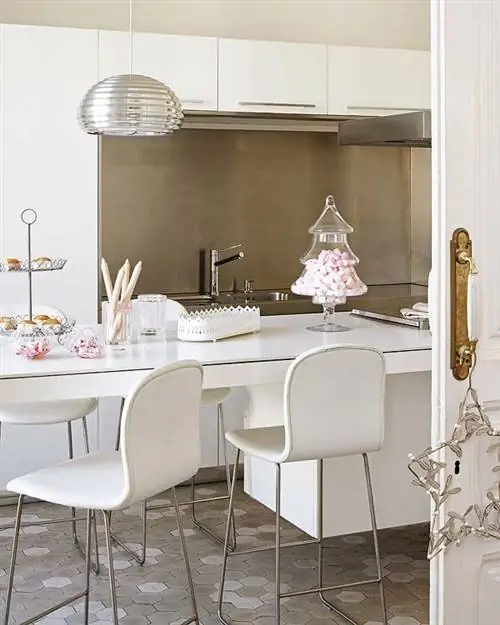 Комната, Дизайн интерьера, Этаж, Стол, Белый, Мебель, Стиль, Светильник, Дизайн интерьера, Аксессуары для дома,