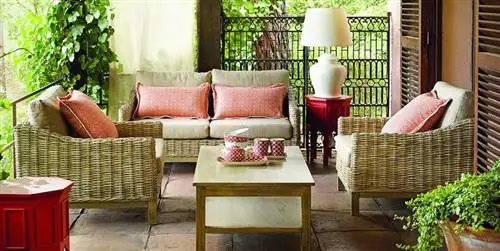 Обустройте гостиную в саду