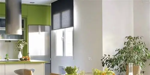 Кухня с островом и обеденной зоной
