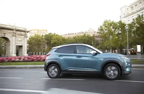 Модельный ряд электромобилей Hyundai KONA