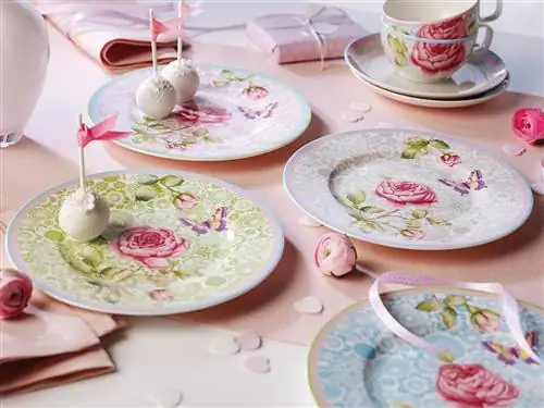 Serveware, Dishware, Drinkware, Tableware, Cup, Porcelain, Pink, Coffee cup, Teacup, Plate,