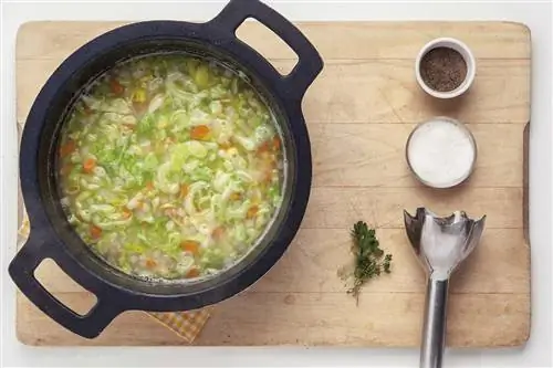 Картофельный суп по-немецки (kartoffelsuppe) шаг 3