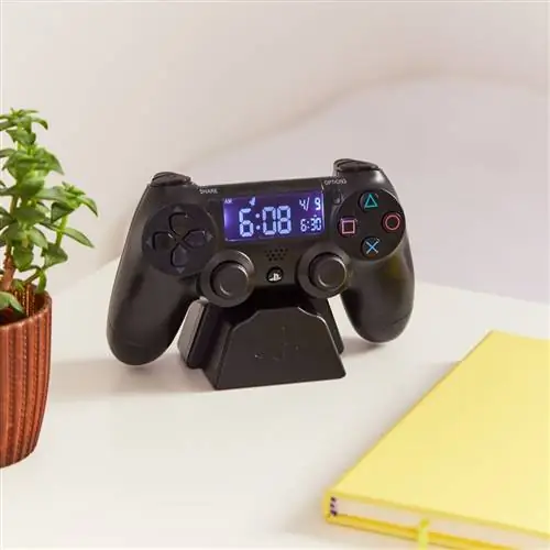 Будильник в виде контроллера PlayStation