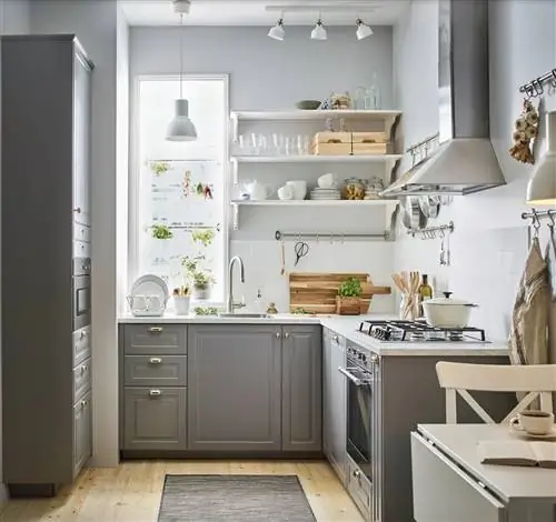 Кухня с открытыми полками от ИКЕА