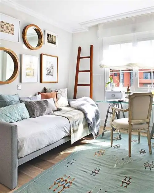 Мебель, Спальня, Комната, Кровать, Дизайн интерьера, Простыня, Недвижимость, Пол, Стена, Каркас кровати,