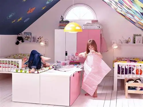 Комната, Освещение, Дизайн интерьера, Текстиль, Кровать, Постельные принадлежности, Мебель, Постельное белье, Розовый, Простыня,