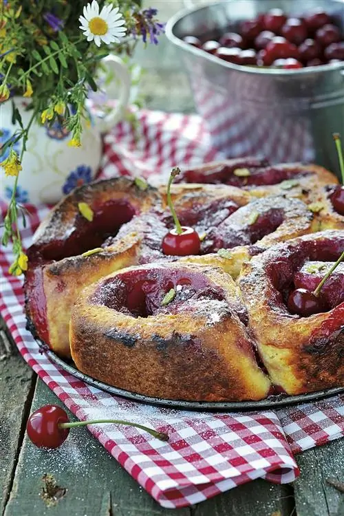 чизкейк с вишней